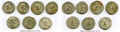 Ancients Ancient Lots ANCIENT LOTS. Roman Provincial. AD 3rd century. Lot of seven (7) BI tetradrachms. XF-Choice XF, Silvering. Includes: BI tetradrachm (7), various rulers. Total seven (7) coins in 