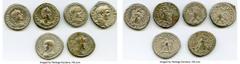 Ancients Ancient Lots ANCIENT LOTS. Roman Provincial. AD 3rd century. Lot of six (6) BI tetradrachms. About VF-VF, Silvering. Includes: BI tetradrachm (6), various rulers. Total six (6) coins in lot. 