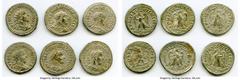 Ancients Ancient Lots ANCIENT LOTS. Roman Provincial. AD 3rd century. Lot of six (6) BI tetradrachms. About VF-VF, Silvering. Includes: BI tetradrachm (6), various rulers. Total six (6) coins in lot. 