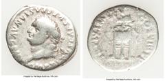 Ancients Roman Imperial Titus (AD 79-81). AR denarius (19mm, 3.23 gm, 7h). VG. Rome, 1 January-30 June AD 80. IMP TITVS CAES VESPASIAN AVG P M, laureate head of Titus left / TR P IX IMP XV-COS VIII P 