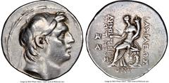 Ancients Greek SELEUCID KINGDOM. Demetrius I Soter (162-150 BC). AR tetradrachm (33mm, 1h). NGC VF. Antioch on the Orontes, dated Seleucid Era 159 (154/3 BC). Diademed head of Demetrius I right, with 