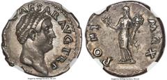 Ancients Roman Imperial Otho (January-April AD 69). AR denarius (18mm, 3.05 gm, 6h). NGC Choice XF 4/5 - 3/5. Rome, 9 March-mid April AD 69. IMP OTHO CAESAR AVG TR P, bare, bewigged head of Otho right