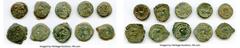 Ancients Ancient Lots ANCIENT LOTS. Greek. Ptolemaic Egypt. 2nd-1st centuries BC. Lot of ten (10) AE chalkons and dichalkons (13-20mm). Fine. Includes: Ten fractional AEs of various rulers and types. 