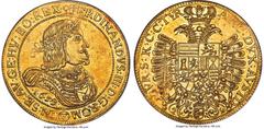 Austria Ferdinand III gold 10 Ducat 1655-(c) UNC Details (Reverse Damage) NGC, Vienna mint, KM993, Fr-209, Horsky-Unl., Julius-Unl., Reichel Collection-Unl., MzA-153, Herinek-20. 34.31gm. Jan Conrad R