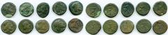 Ancients ANCIENT LOTS. Greek. Characene Kingdom. Attambelus IV (ca. 53/4-63/4 AD). Lot of ten (10) BI tetradrachms. Good, countermarks. Includes: Various kings, Heracles reverse. Ten (10) coins in lot