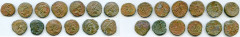 Ancients Ancient Lots ANCIENT LOTS. Greek. Characene Kingdom. Attambelus IV (ca. 53/4-63/4 AD). Lot of thirteen (13) BI tetradrachms. Good, countermarks. Includes: Various kings, Heracles reverse. Thi