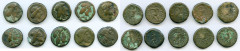 Ancients Ancient Lots ANCIENT LOTS. Greek. Characene Kingdom. Attambelus IV (ca. 53/4-63/4 AD). Lot of ten (10) BI tetradrachms. Good, countermarks. Includes: Various kings, Heracles reverse. Ten (10)