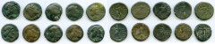 Ancients Ancient Lots ANCIENT LOTS. Greek. Characene Kingdom. Attambelus IV (ca. 53/4-63/4 AD). Lot of ten (10) BI tetradrachms. Good, countermarks. Includes: Various kings, Heracles reverse. Ten (10)