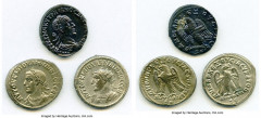 Ancients Ancient Lots ANCIENT LOTS. Roman Provincial. AD 3rd century. Lot of three (3) BI tetradrachms. XF-Choice XF, Silvering. Includes: BI tetradrachm (3), various rulers. Total three (3) coins in 