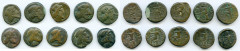Ancients Ancient Lots ANCIENT LOTS. Greek. Characene Kingdom. Attambelus IV (ca. 53/4-63/4 AD). Lot of ten (10) BI tetradrachms. Good, countermarks. Includes: Various kings, Heracles reverse. Ten (10)