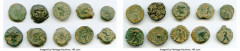 Ancients Ancient Lots ANCIENT LOTS. Greek. Ptolemaic Egypt. 2nd-1st centuries BC. Lot of ten (10) AE chalkons. Fine. Includes: Ten fractional AEs of various rulers and types. Total ten (10) coins. SOL