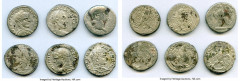 Ancients Ancient Lots ANCIENT LOTS. Roman Provincial. Lot of six (6) BI tetradrachms. VG-Choice XF, Silvering. Includes: BI tetradrachm (6), various rulers. Total six (6) coins in lot. SOLD AS IS, NO 