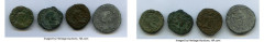 Ancients Ancient Lots ANCIENT LOTS. Roman Provincial. AD 3rd century. Lot of four (4) AE/Lead tetradrachms. Good-VF, smoothing. Includes: (4) provincial tetradrachm issues of various emperors and empr