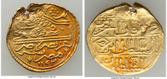 Islamic Dynasties Ottoman Empire Ottoman Empire. Mahmud I gold Zeri Mahbub AH 1143 (1730/1731) VF (Holed), Misr mint (in Egypt), KM86. 19.6mm. 2.47gm. HID05401242017 © 2020 Heritage Auctions | All Rig