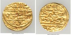 Islamic Dynasties Ottoman Empire Ottoman Empire. Suleyman I (AH 926-974 / AD 1520-1566) gold Sultani AH 926 (AD 1520/1521) VF, Misr mint (in Egypt), A-1317. 18.9mm. 3.45gm. HID05401242017 © 2020 Herit