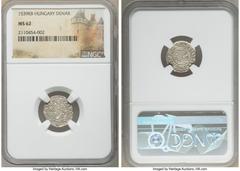 Hungary Ferdinand I 10-Piece Lot of Certified Denars NGC, 1) Denar 1539-KB - MS62 2) Denar 1547-KB - MS63 3) Denar 1548-KB - MS65 4) Denar 1549-KB - MS63 5) Denar 1550-KB - MS63 6) Denar 1551-KB - Ms6