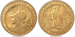 Commemorative Gold 1915-S Five-Piece Panama-Pacific Set, MS63 to MS65 NGC. The commemorative coins issued for the Panama-Pacific International Exposition represent the most impressive subset of the cl