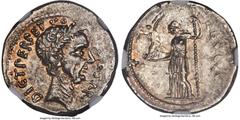 Ancients Roman Republic Julius Caesar, as Dictator Perpetuo (February-March 44 BC), with Lucius Aemilius Buca, as Moneyer. AR denarius (18mm, 4.00 gm, 8h). NGC MS 4/5 - 5/5. Rome, February-March 44 BC