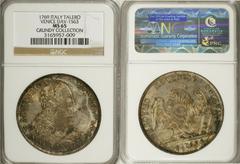 Venice. Alvise Mocenigo IV Tallero 1769, Bust right/Winged lion, D-1563, KM-C68, 28.51g, MS65 NGC. Attractive light golden-gray toning over fully lustrous surfaces with no significant flaws. An absolu