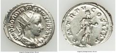 Ancients Roman Imperial Gordian III (AD 238-244). AR antoninianus (23mm, 4.66 gm, 12h). AU, brushed. Rome, 4th issue, AD 241-243. IMP GORDIANVS PIVS FEL AVG, laureate, draped and cuirassed bust of Gor
