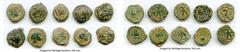 Ancients Ancient Lots ANCIENT LOTS. Greek. Ptolemaic Egypt. Ca. 2nd-1st centuries BC. Lot of ten (10) AE chalkons. Fine. Includes: Ten fractional AEs of various rulers and types. Total ten (10) coins.