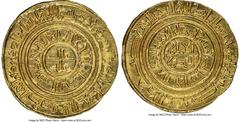 Islamic Dynasties Fatimid Fatimid. al-Amir (AH 495-524 / AD 1101-1130) gold Dinar AH 503 (AD 1109/1110) MS66 S NGC, Misr mint, A-729. 4.26gm. HID05401242017 © 2020 Heritage Auctions | All Rights Reser