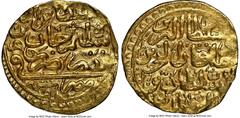 Islamic Dynasties Ottoman Empire Ottoman Empire. Murad III (AH 982-1003 / AD 1574-1595) gold Sultani AH 982 (AD 1574/1575) MS62 NGC, Misr mint (in Egypt), A-1332.2. 20mm. 3.30gm. HID05401242017 © 2020