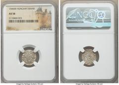 Hungary Ferdinand I 10-Piece Lot of Certified Assorted Denars NGC, 1) Denar 1546-KB - AU58 2) Denar 1549-KB - AU55 3) Denar 1550-KB - MS63 4) Denar 1551-KB - MS62 5) Denar 1552-KB - MS63 6) Denar 1552