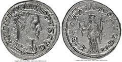 Ancients Roman Imperial Philip I (AD 244-249). AR antoninianus (22mm, 4.40 gm, 6h). NGC MS 4/5 - 4/5. Rome, AD 244-247. IMP M IVL PHILIPPVS AVG, radiate, draped, cuirassed bust of Philip I right, seen