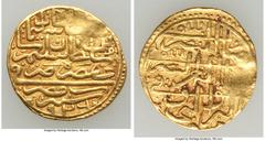 Islamic Dynasties Ottoman Empire Ottoman Empire. Suleyman I (AH 926-974 / AD 1520-1566) gold Sultani AH 926 (AD 1520/1521) VF, Halab mint (in Syria), A-1317. 20.9mm. 3.49gm. HID05401242017 © 2020 Heri
