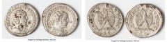 Ancients Ancient Lots ANCIENT LOTS. Roman Provincial. AD 3rd century. Lot of two (2) BI tetradrachms. VF-Choice VF. Includes: BI tetradrachm (2), emperor and empress. Total two (2) coins in lot. SOLD 