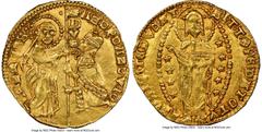 Crusader States Chios. Anonymous gold Imitative Ducat ND (1343-1354) MS63 NGC, Fr-2a. 3.51gm. Imitation of a gold Ducat of Venetian Doge Andrea Dandolo. HID05401242017 © 2022 Heritage Auctions | All R
