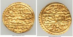 Islamic Dynasties Ottoman Empire Ottoman Empire. Suleyman I (AH 926-974 / AD 1520-1566) gold Sultani AH 926 (AD 1520/1521) XF, Misr mint (in egypt), A-1317. 20.1mm. 3.52gm. HID05401242017 © 2022 Herit