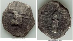 Bolivia Philip IV-Charles II Plugged/Regulated Cob 2 Reales ND (1652-1701) Good (Corrosion, Plugged), Potosi mint. 27mm. 11.19gm. From the 1711 Feversham shipwreck. A Philip IV or Charles II 2 Reales,