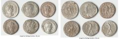 Ancients Ancient Lots ANCIENT LOTS. Roman Provincial. Lot of six (6) BI tetradrachms. Choice Fine-XF. Includes: Six BI tetradrachms, with various rulers and types. Total of six (6) coins in lot. SOLD 