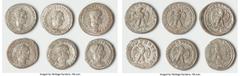 Ancients Ancient Lots ANCIENT LOTS. Roman Provincial. Syria. AD 3rd century. Lot of six (6) BI tetradrachms. Choice Fine-Choice VF. Includes: Six BI tetradrachms, with various rulers and types. Total 