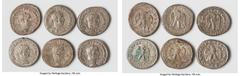 Ancients Ancient Lots ANCIENT LOTS. Roman Provincial. Lot of six (6) BI tetradrachms. Choice Fine-VF. Includes: Six BI tetradrachms, various rulers and types. Total of six (6) coins in lot. SOLD AS IS