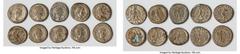 Ancients Ancient Lots ANCIENT LOTS. Roman Provincial. Syro-Phoenician. Lot of ten (10) BI tetradrachms. VF-XF, bronze disease. Includes: Ten BI tetradrachms, various rulers and types. Total of ten (10