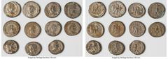 Ancients Ancient Lots ANCIENT LOTS. Roman Provincial. Syro-Phoenician. Ca. 3rd century AD. Lot of eleven (11) BI tetradrachms. Fine-VF, bronze disease. Includes: Eleven BI tetradrachms of Syria and Ph