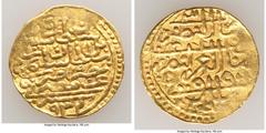 Islamic Dynasties Ottoman Empire Ottoman Empire. Suleyman I (AH 926-974 / AD 1520-1566) gold Sultani AH 932 (AD 1526/1526) VF, Misr mint (in Egypt), A-1317. 21.0mm. 3.53gm. HID05401242017 © 2022 Herit