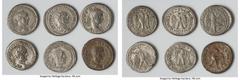 Ancients Ancient Lots ANCIENT LOTS. Roman Provincial. Syro-Phoenician. Lot of six (6) BI tetradrachms. Choice Fine-VF. Includes: Six BI tetradrachms of Syria and Phoenicia, various rulers and types. T