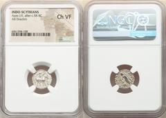 Ancients Ancient Lots ANCIENT LOTS. Indo-Scythians. Azes I/II (after ca. 58 BC). Lot of five (5) AR drachms. NGC Choice VF. Includes: Five AR drachms, all Pushkalavati. BAΣIΛEΩΣ BAΣIΛEΩN MEΓAΛOY AZOY,