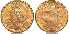 Saint-Gaudens Double Eagles 1927-D $20 MS66 PCGS. Ex: Dallas Bank-Simpson. In their classic reference, Encyclopedia of U.S. Gold Coins 1795-1933, Jeff Garrett and Ron Guth call the 1927-D Saint-Gauden