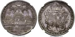 German States Brunswick-Lüneburg-Calenberg-Hannover Brunswick-Lüneburg-Calenberg-Hannover. Georg II August "Mining" Taler 1756-IBH MS64 NGC, Zellerfeld mint, KM294, Dav-2100, Schön-279 (under Hannover