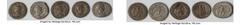 Ancients Ancient Lots ANCIENT LOTS. Roman Provincial. Syro-Phoenician. Lot of five (5) BI tetradrachms. Fine-Choice Fine. Includes: Five Syro-Phoenician BI tetradrachms, various rulers and types. Tota