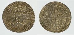 Richard III Groat ND (1483-1485), S2158, Choice XF, pellet below bust, halved sun and rose mm (SR2), London, an exceptional piece having a nearly round, unclipped flan with no splits or cracks, portra