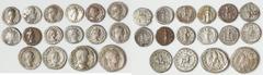 Ancients Ancient Lots ANCIENT LOTS. Mixed. Lot of sixteen (16) AR and BI issues. Fine-Choice VF, scratches. Includes: Fourteen AR issues, and two BI tetradrachms, various eras, regions, rulers, and th