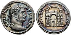 ROMAN COINS COINS OF THE ROMAN EMPIRE.   CONSTANTIUS I CHLORUS, Caesar AD 293-305 AD. Argenteus, Siscia, about 294-295. AR 3.10 g. CONSTANTI - VS CAESAR Laureate head r. Rev. VICTORIA - SARMATICA The 