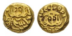 BYZANTINE EMPIRE diverse Theophilus, 829-842. Solidus ca. 830-831. Contemporary imitation. 3.48 g. Blundered legend,facing bust of Theophilus, wearing crown and chlamys // Facing bust of Theophilus, w