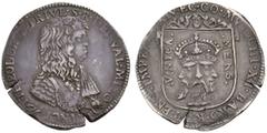 EUROPEAN COINS - VARIA ITALIA RETEGNO Mezzo Filippo stretto 1676. THEODORVS TRIVVLTIVS S R I ET VAL MISOL PRI. Busto a destra // COMES MVSOCHI X BARO RETIMPERIA XIIII ET C. Stemma coronato. CNI 40/46;